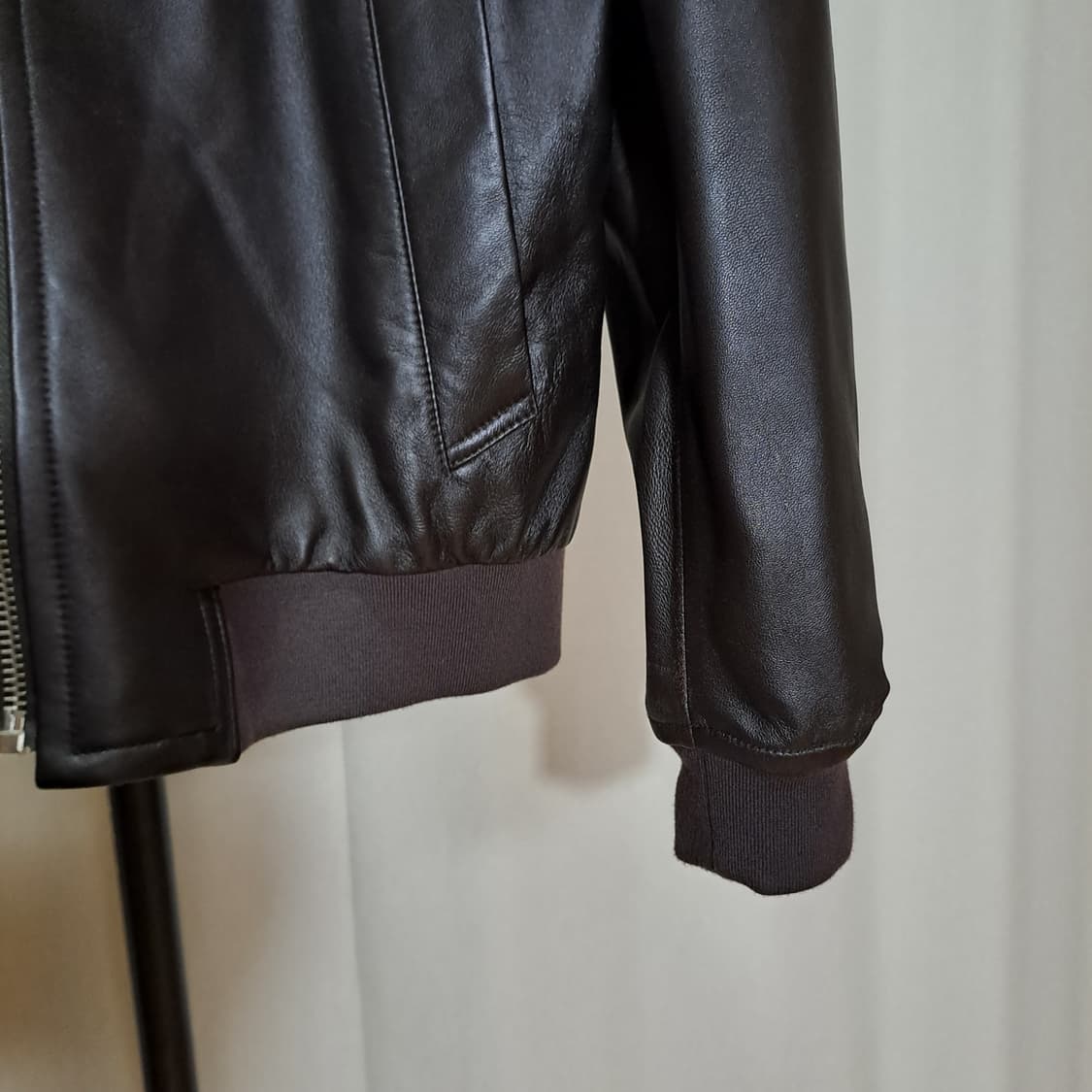 (택포) 헤스티지 양가죽 마원 블루종 105 B303 상품이미지3