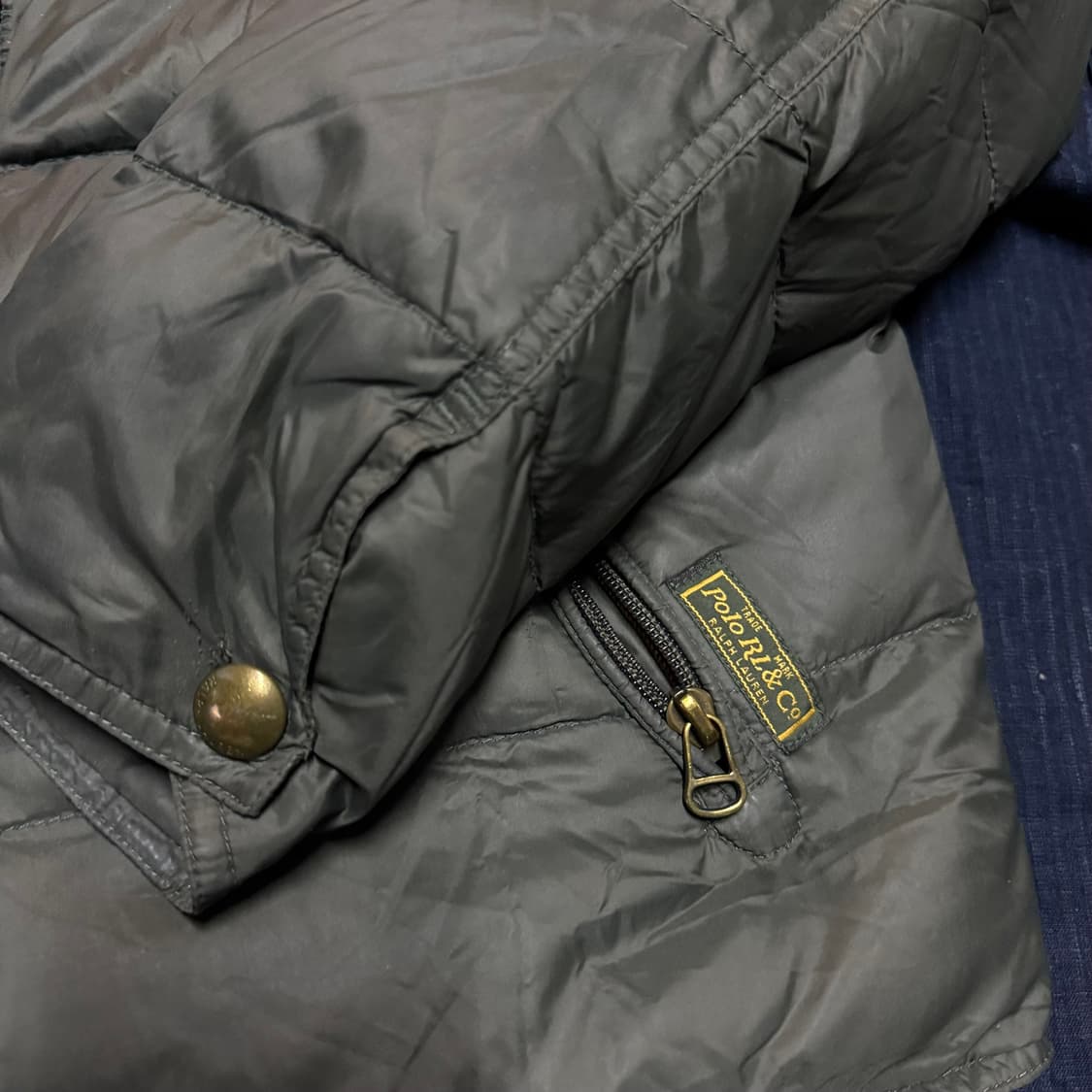 폴로 랄프로렌 라이트웨이트 다운 패디드 자켓 M 상품이미지3