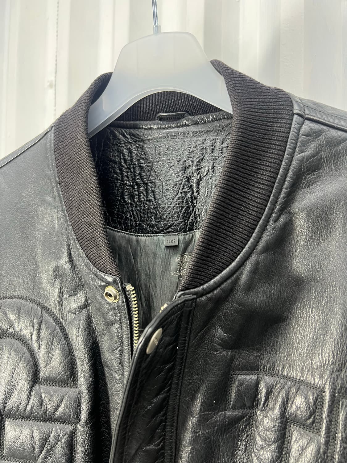 90s) Girbaud cowhide bomber 상품이미지5