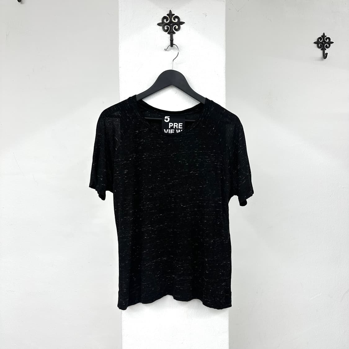 5 previews dust black short sleeve  상품이미지3