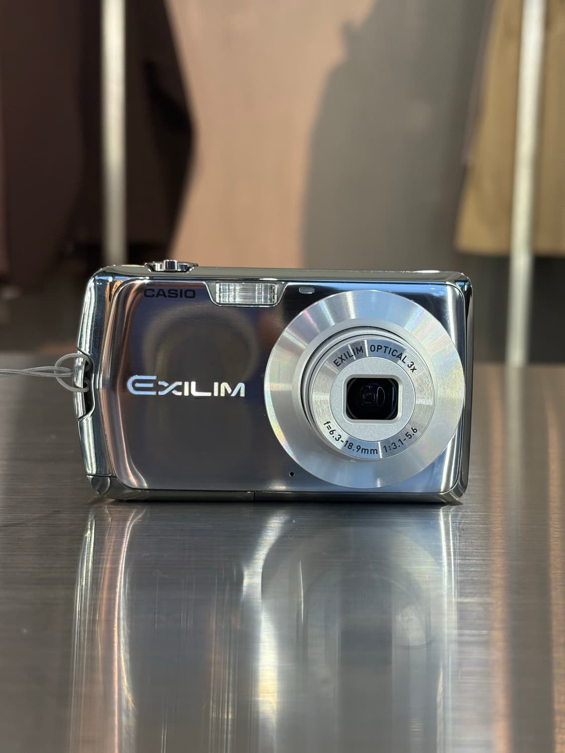 날짜표시)카시오 엑슬림 ex-z1 크롬실버 빈티지디카 상품이미지1