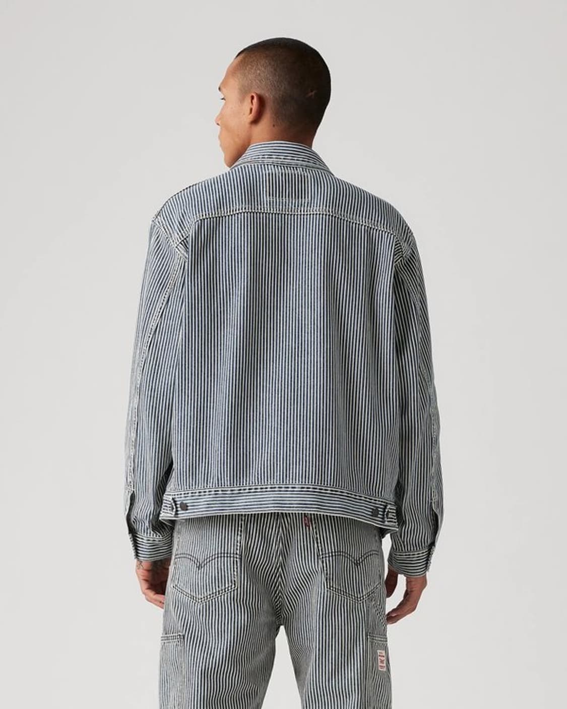 리바이스 선라이즈 트러커 자켓 스트라이프 히코리 청자켓 상품이미지4