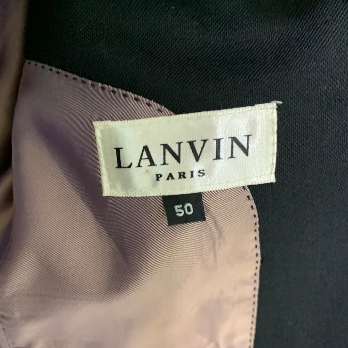 랑방 빈티지 스탠다드 슬림 블레이저 자켓 블랙 남녀공용 상품이미지6