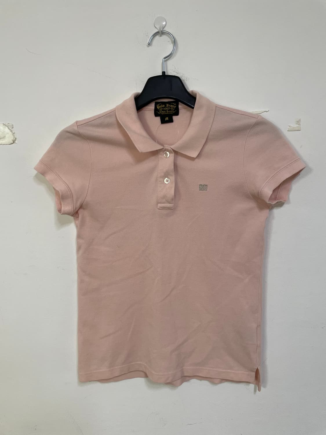 폴로진스 반팔 카라티 핑크 상품이미지2