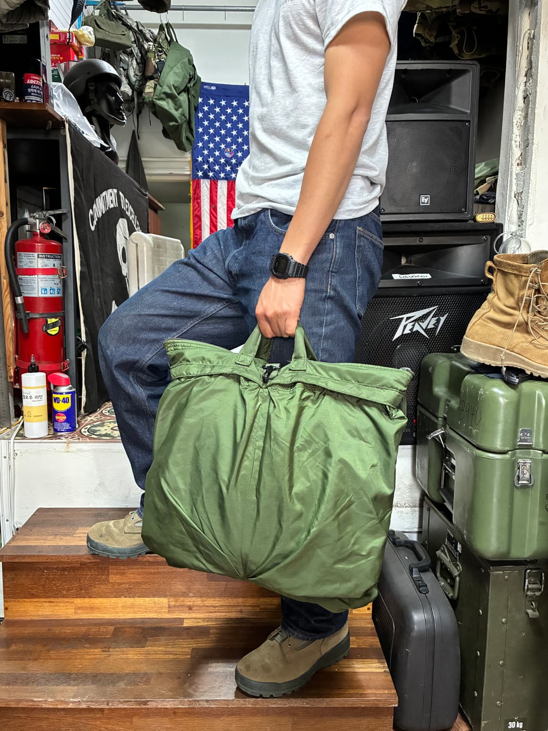 미공군 파일럿 헬멧백 오리지날 상품이미지7