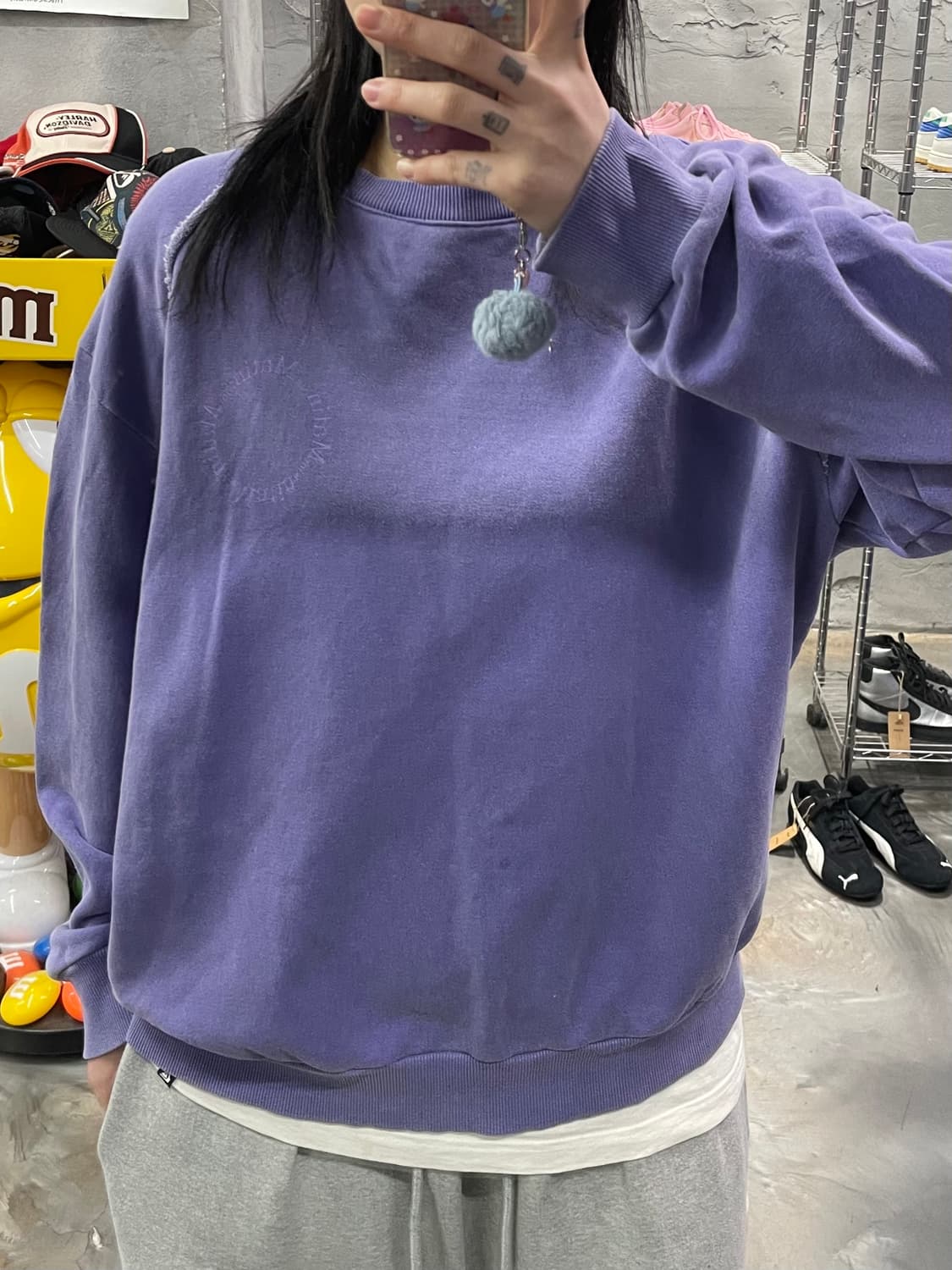 마뗑킴 피그먼트 스웻셔츠 상품이미지8