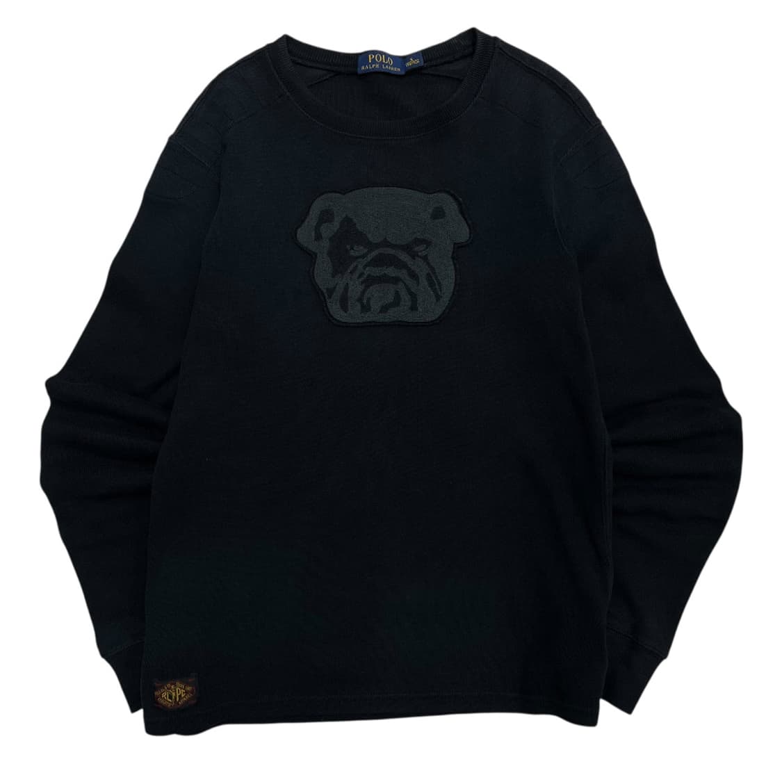 폴로 랄프로렌 불독패치 블랙 맨투맨 S 상품이미지2