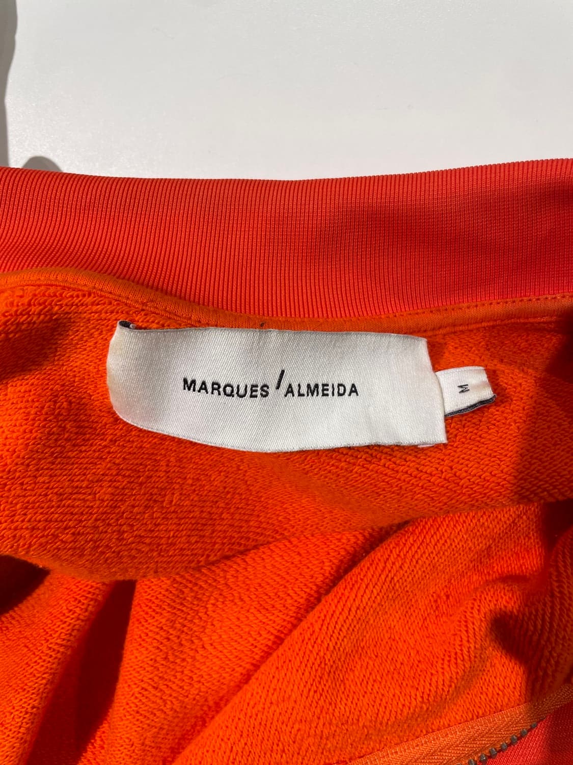 마르케스 알메이다 오렌지 에이시머트리컬 휴지 집업 자켓 상품이미지7