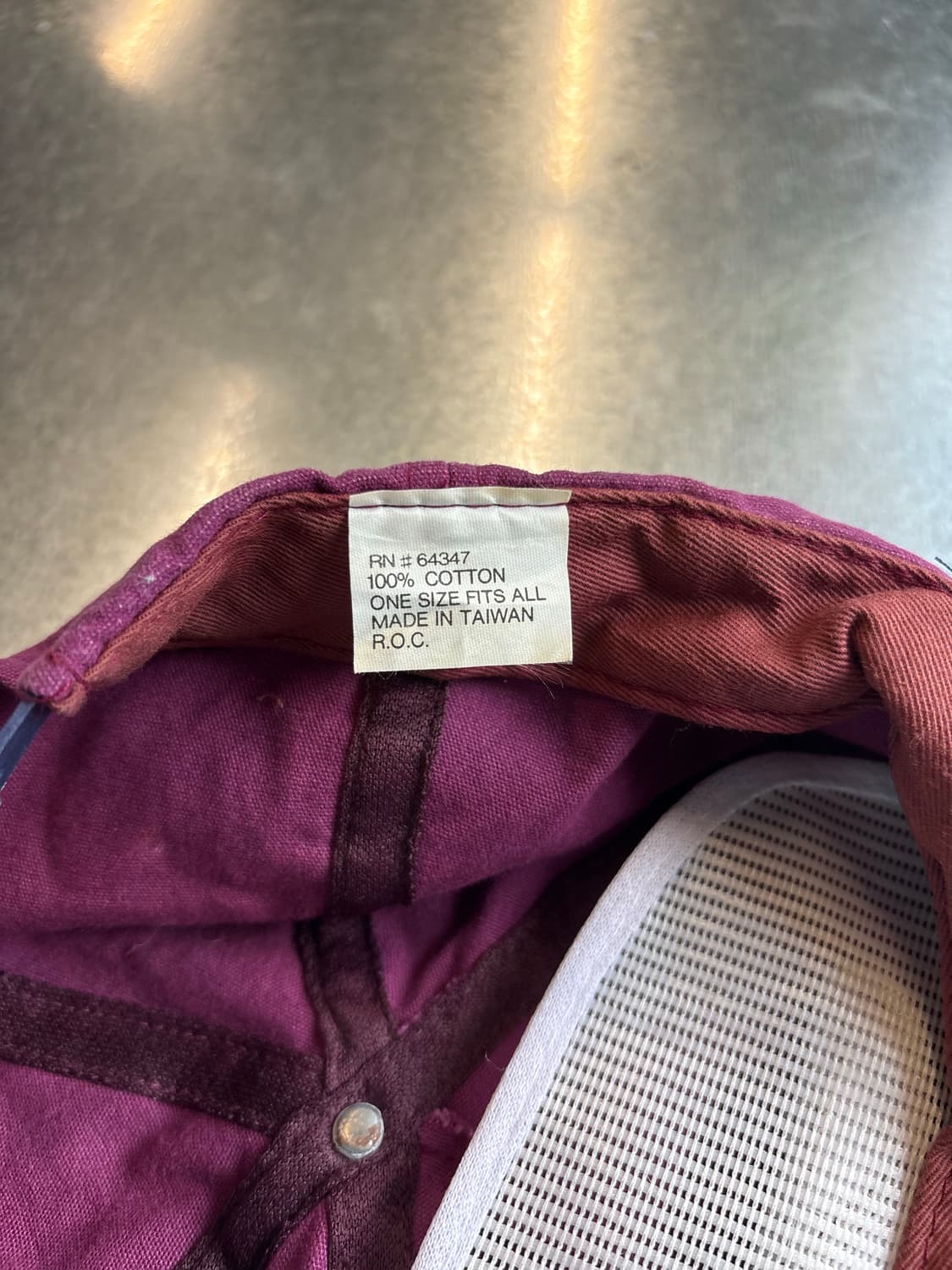 80s 미국 배관 유통 회사 로고 빈티지 캡 상품이미지5