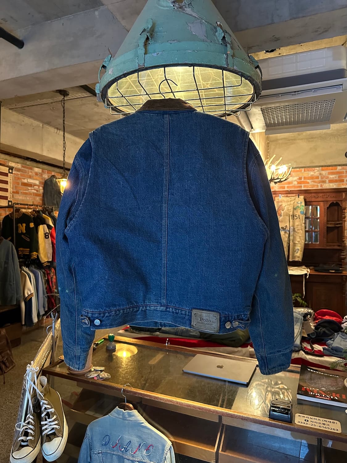 80s USA 빈티지 폴로 랄프로렌 덩가리 데님 자켓 상품이미지6