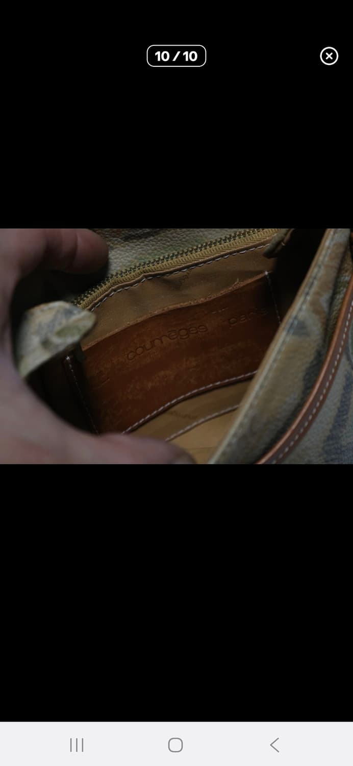 (마지막특가) Courreges 패턴 레더 크로스백 상품이미지10