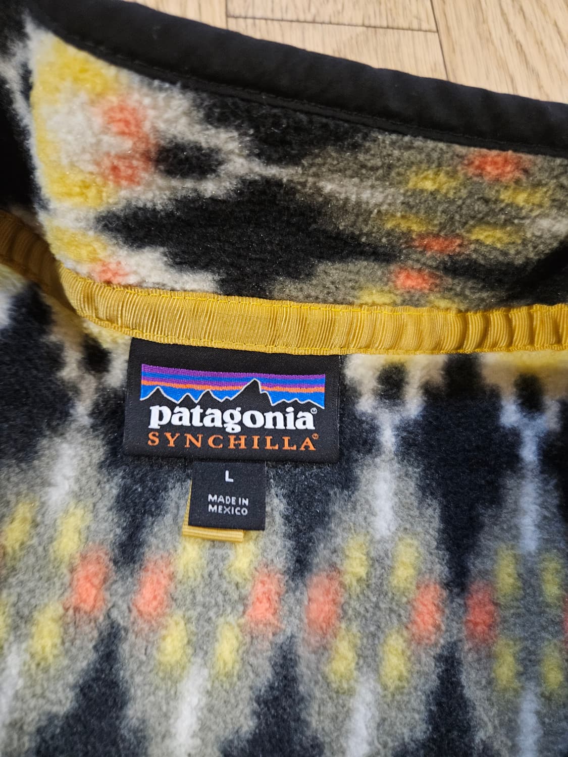파타고니아 신칠라 헤비웨이트 아즈텍 패턴 아노락 집업 플리스 후리스 상품이미지5