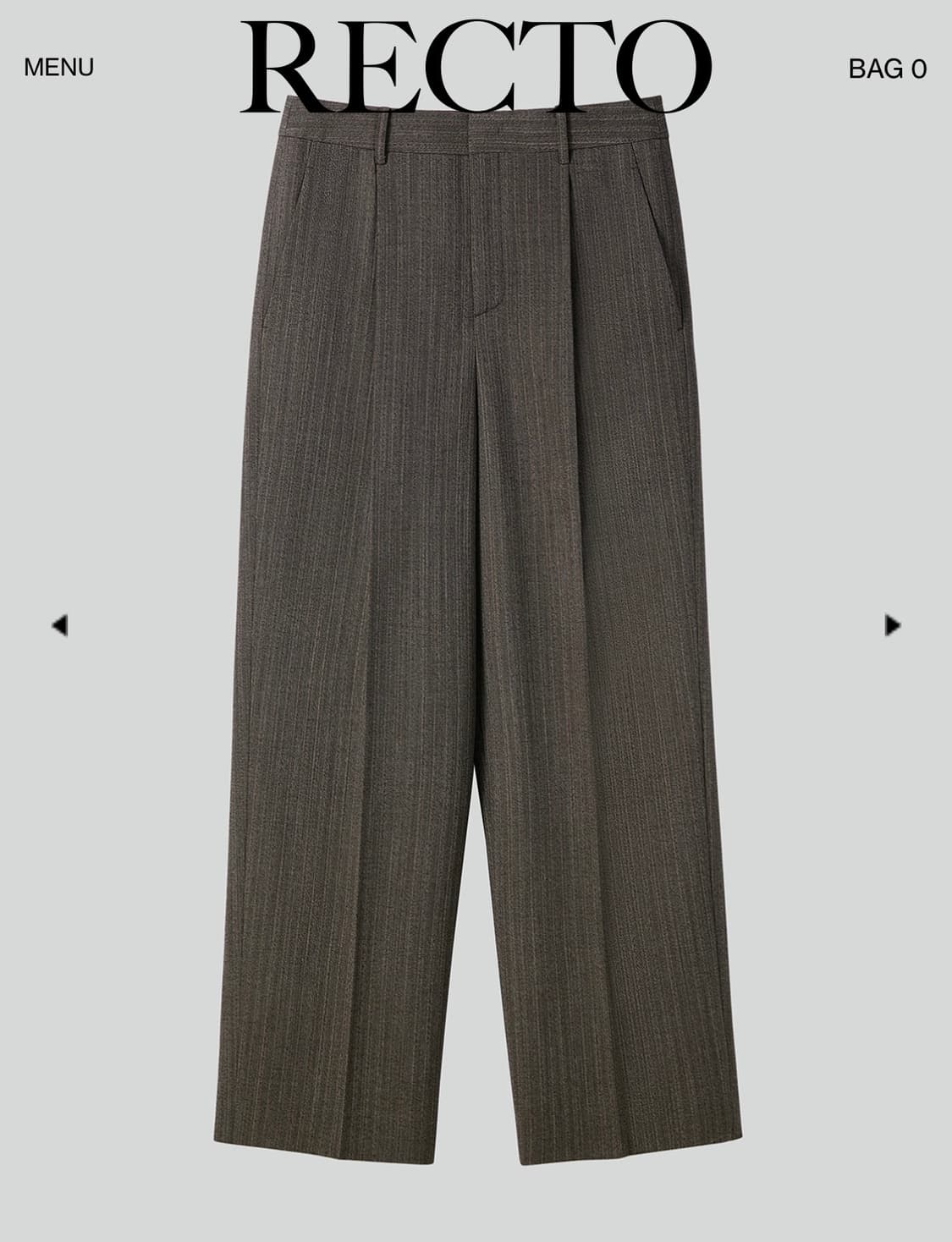 [S] 새상품 렉토 브로큰 헤링본 셋업 상품이미지2