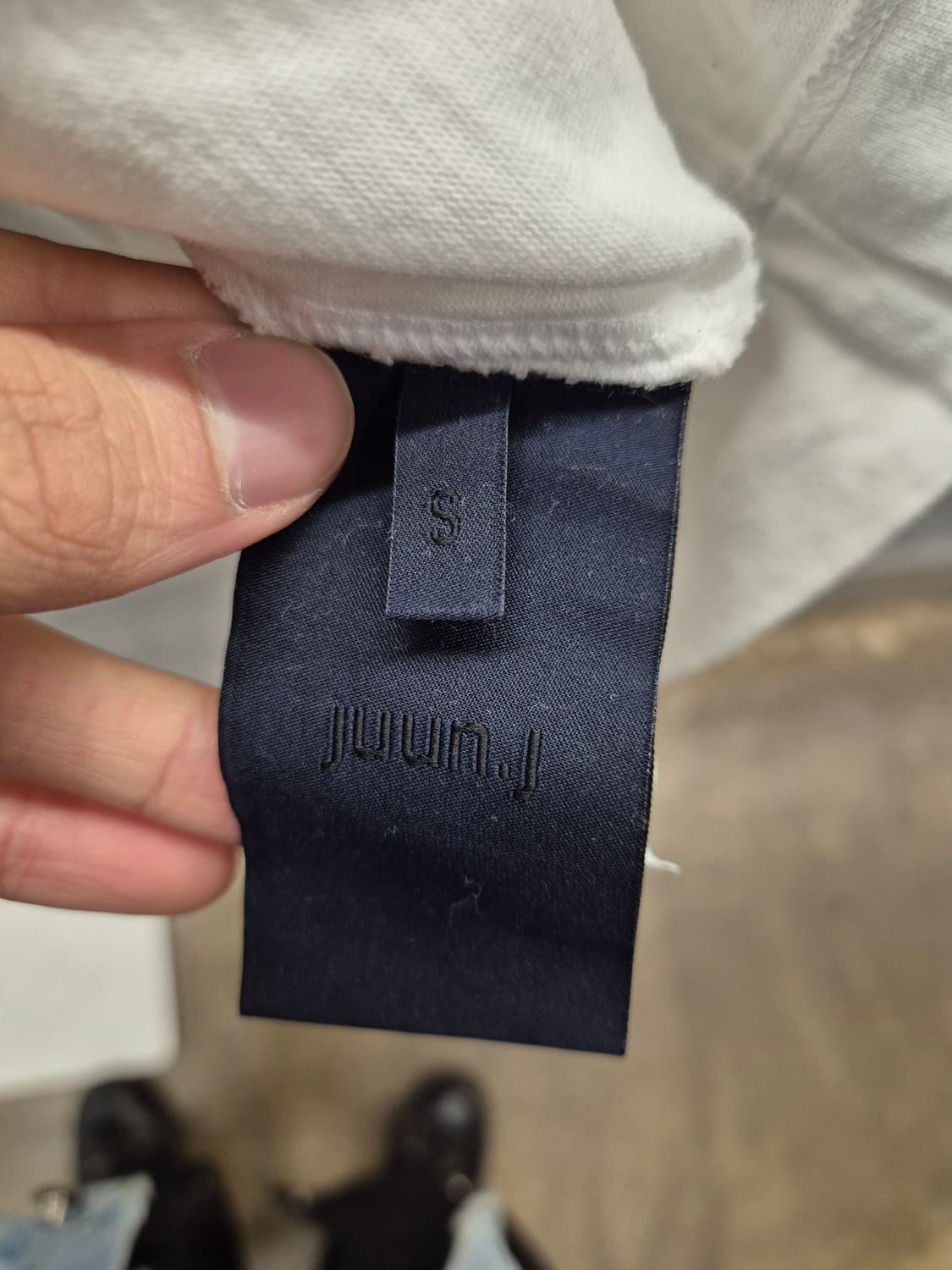 준지 기본 로고 반팔티 S 상품이미지5