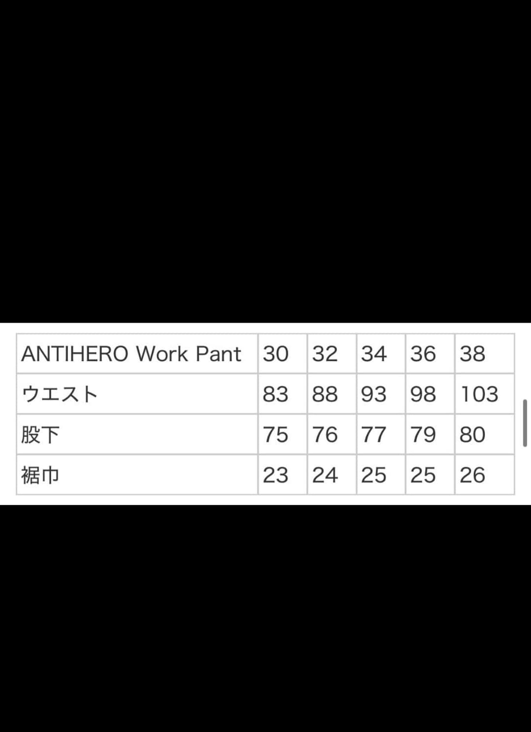 슈프림 안티히어로 워크팬츠 상품이미지3