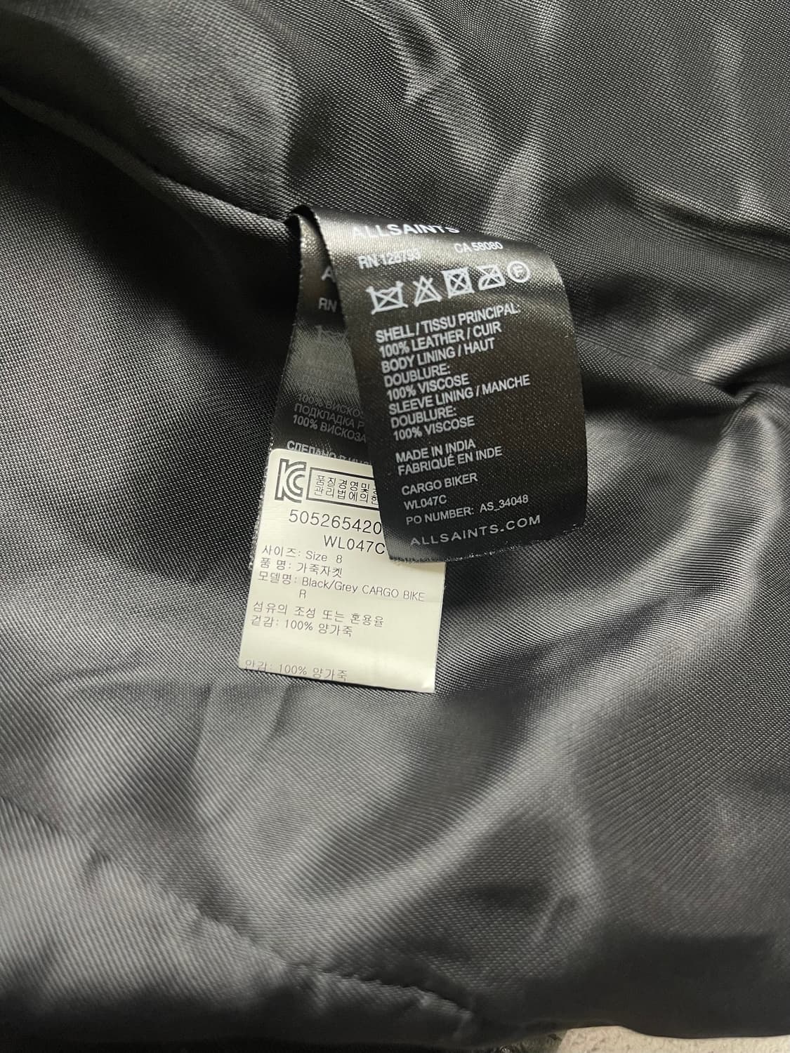 [8] all saints 올세인츠 가죽자켓 - 라이더자케 (여성) 상품이미지10