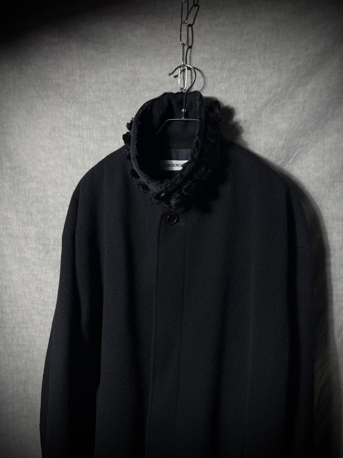 Undercover 23–24AW Lace Collar Wool Coat 상품이미지3