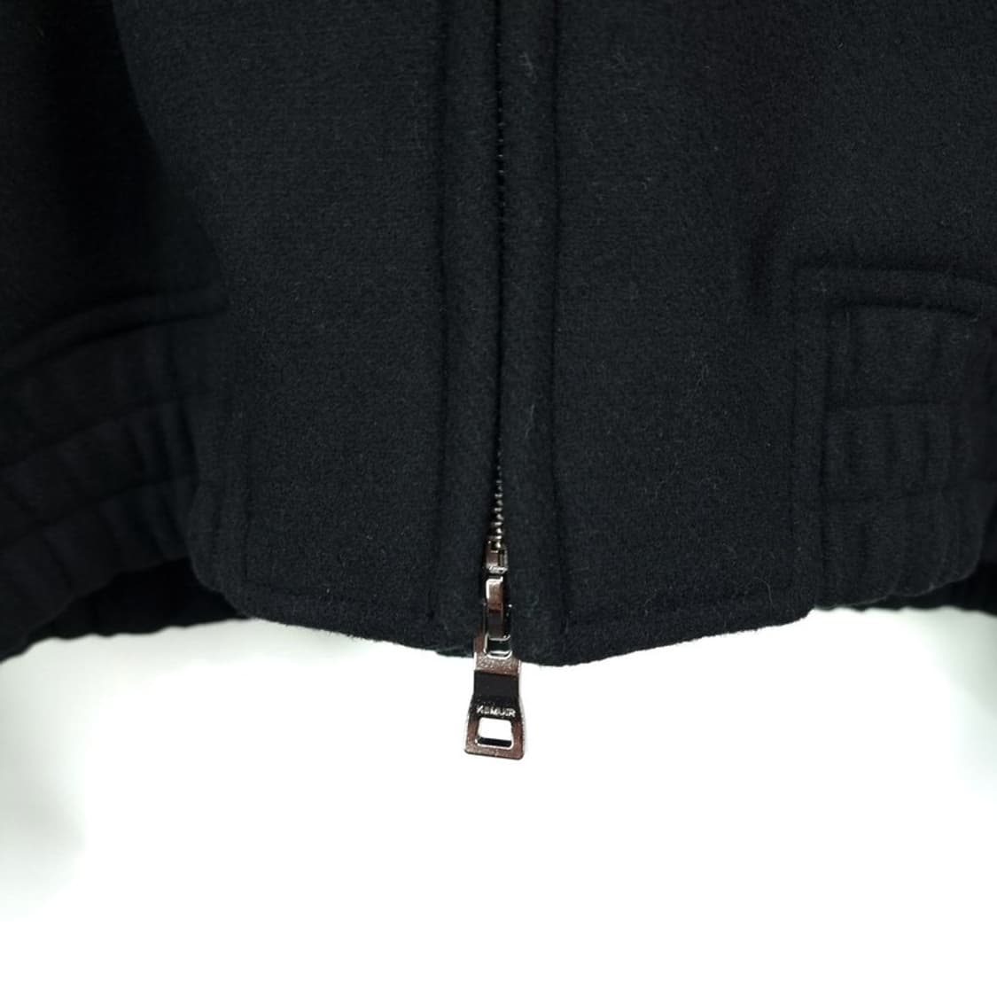 [키뮤어] 오버핏 모직 바라쿠타 블루종 자켓 블랙 M19052 상품이미지7