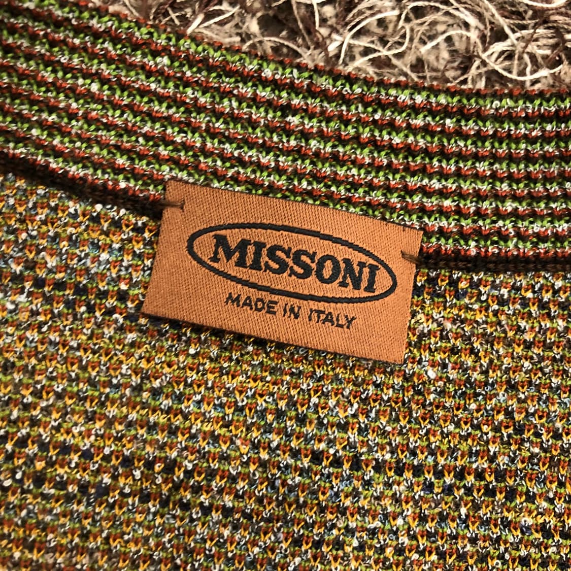 미쏘니 멀티컬러 패턴 가디건 상품이미지4