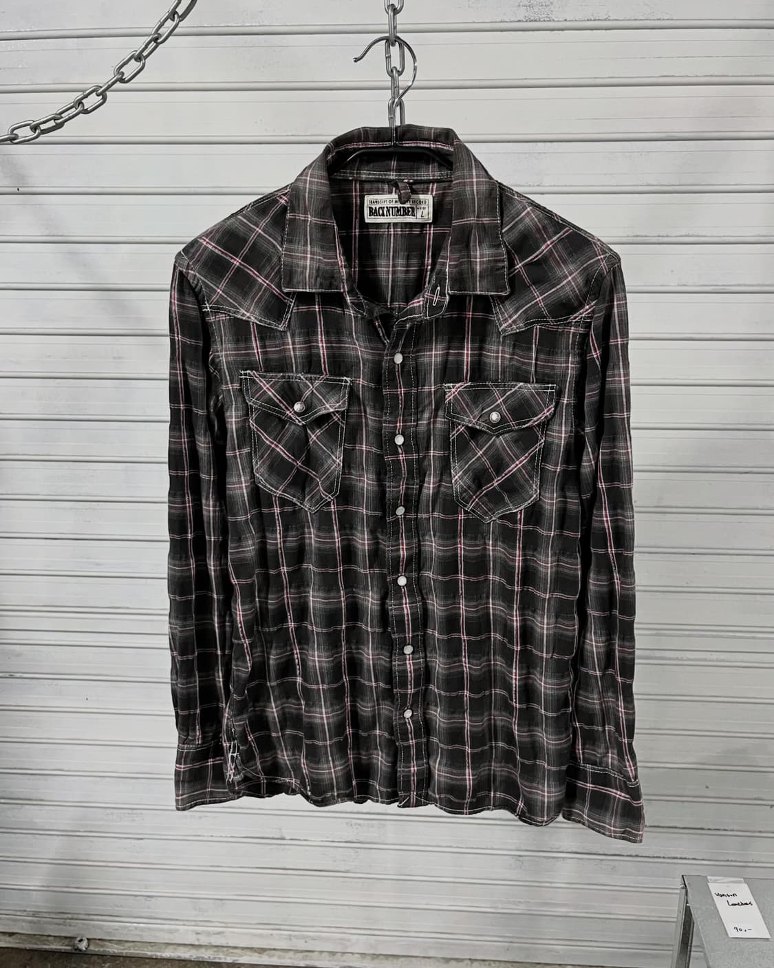Back Number western shirt 상품이미지2