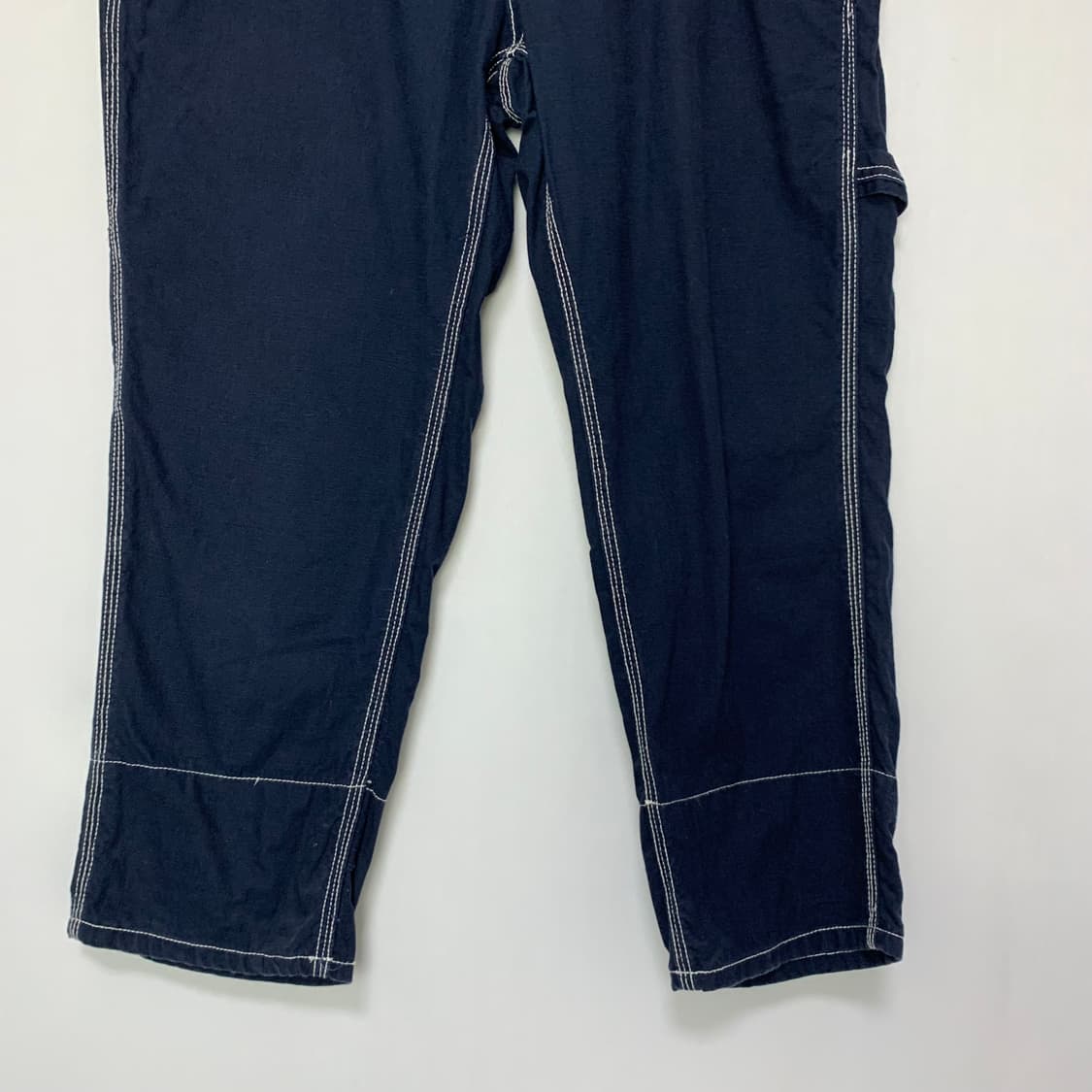 디키즈 빈티지 네이비 스티치 포인트 7부 바이커 팬츠 L 34인치 상품이미지3