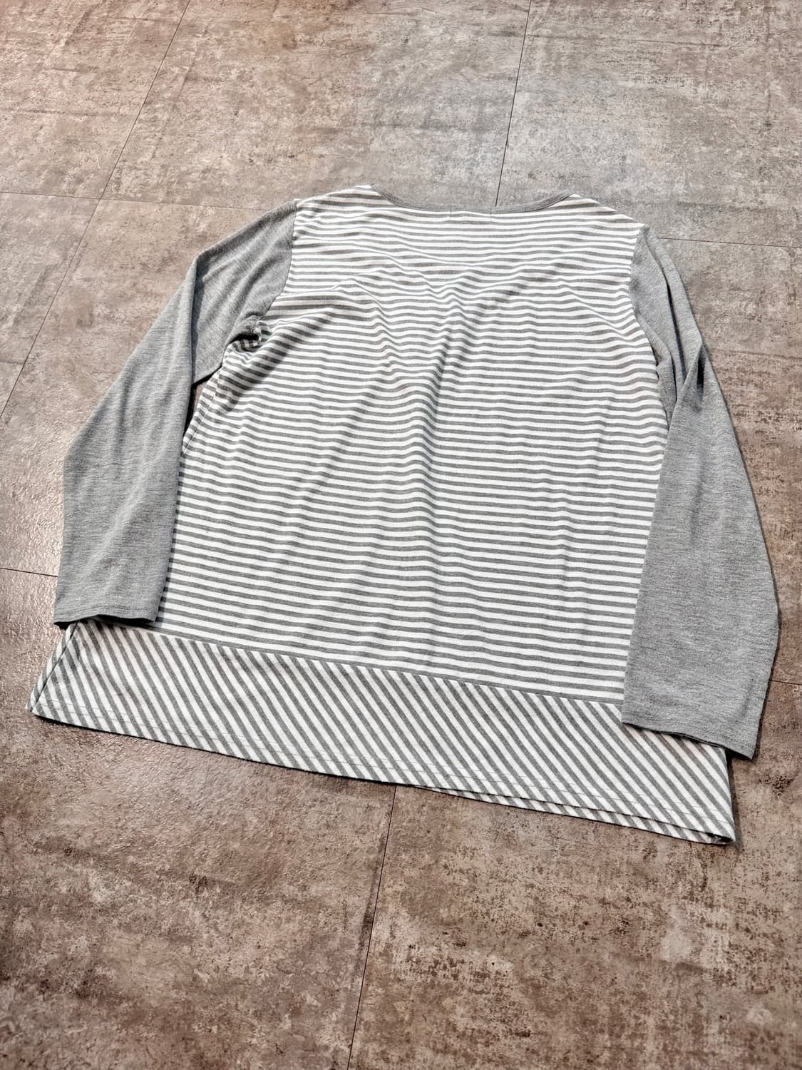 플란넬 후디드 자켓 레이어드 탑 데님 스커트 3pcs SET 상품이미지9