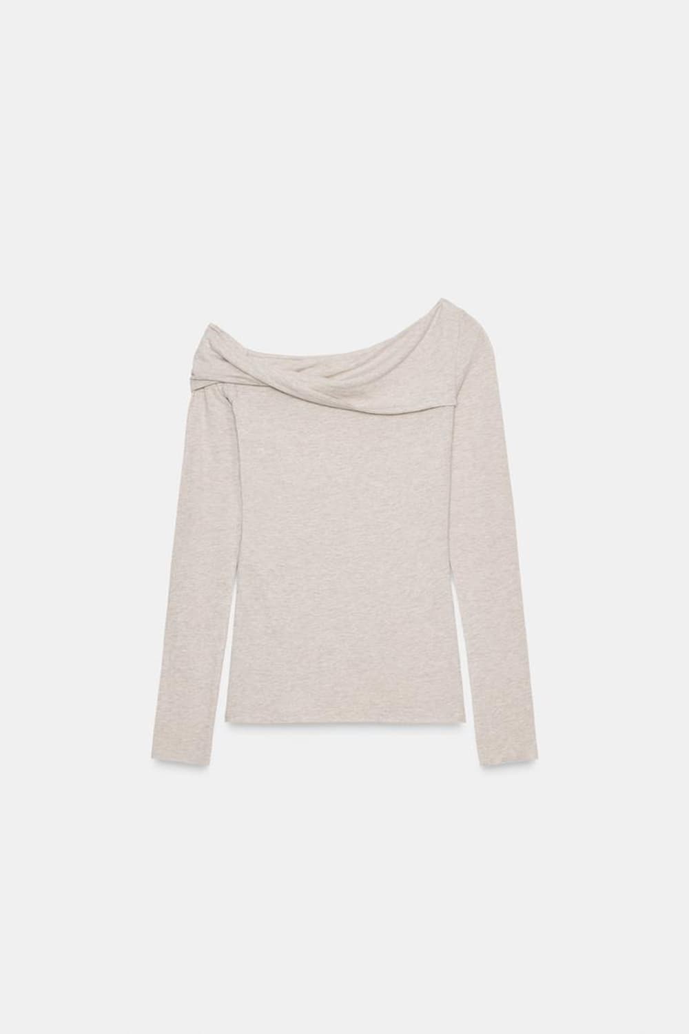 자라 비대칭 네크라인 탑 상품이미지2