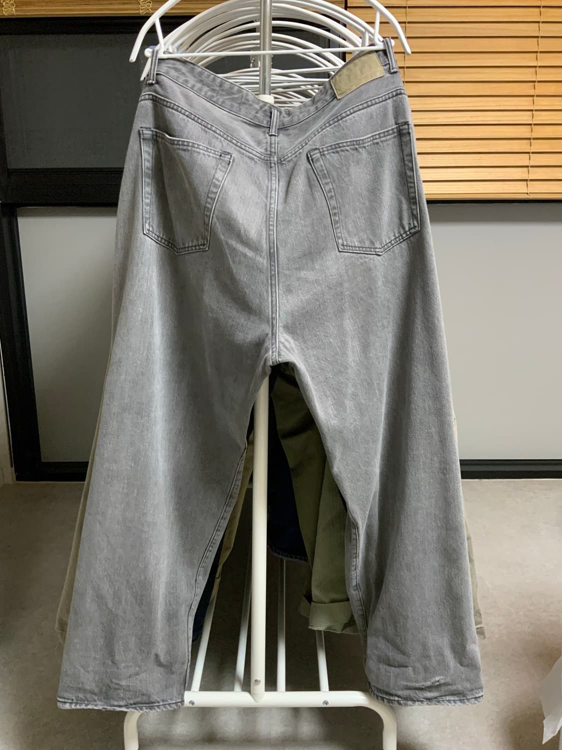 카키스 릴렉스드 5P 진 라이트 그레이 (라지) 상품이미지2