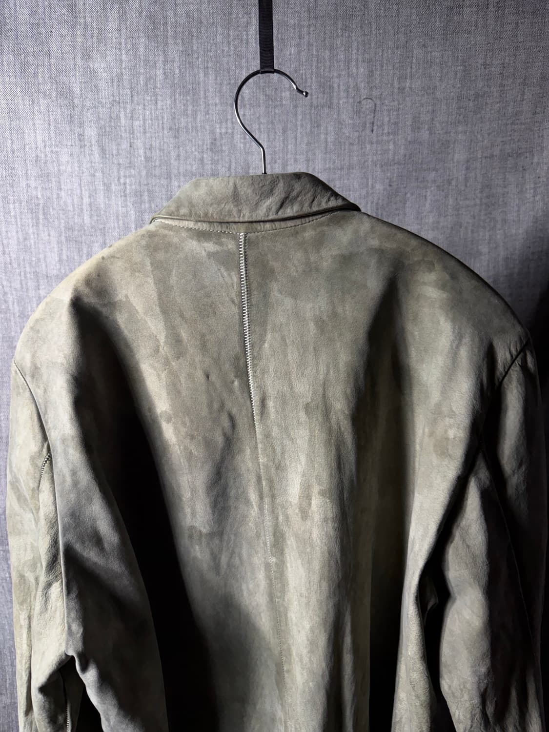 아이작셀럼 송아지가죽 레더셔츠 상품이미지10