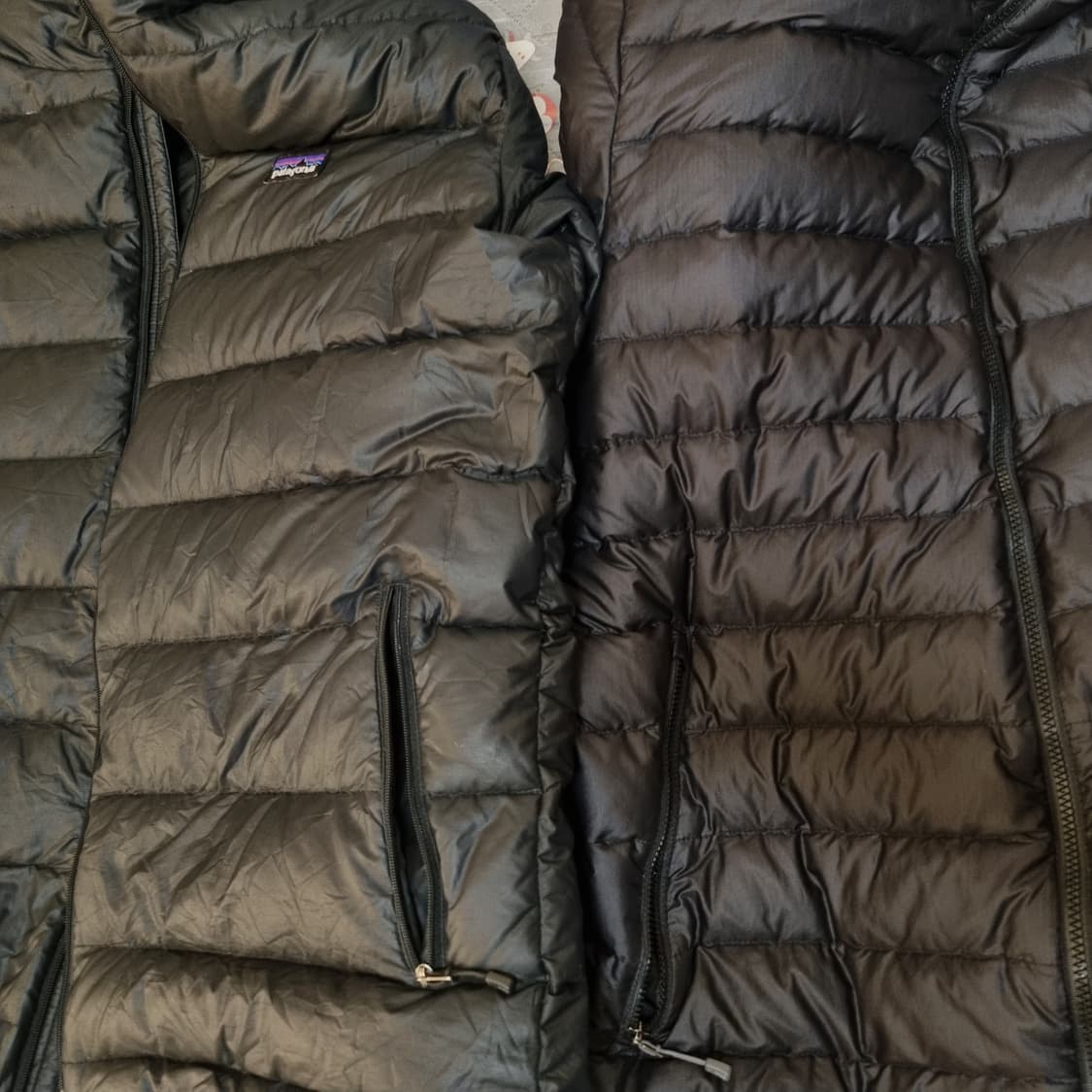 빈티지 파타고니아 다운스웨터 후디 블랙 상품이미지10