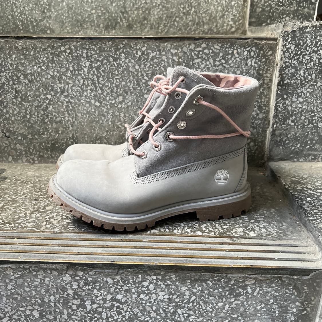 팀버랜드 롤탑 라이트 그레이 부츠 상품이미지2