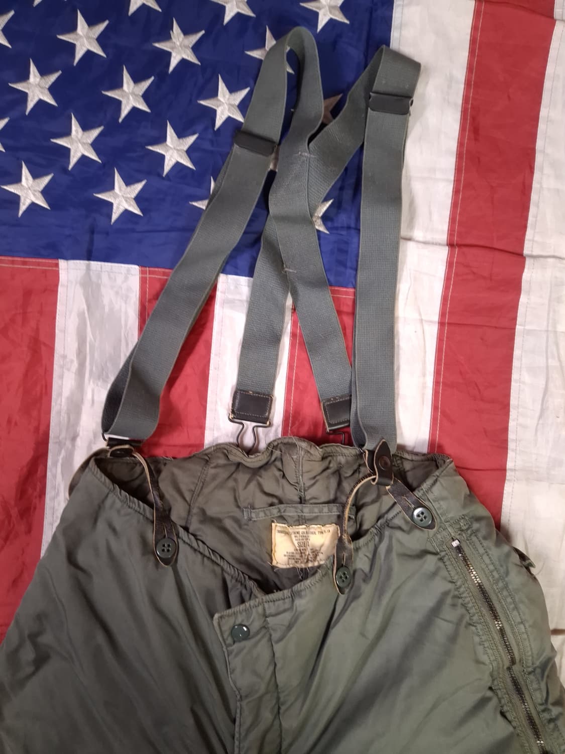 오리지날 70's 미공군 F-1B 울 방한 항공 트러우저 상품이미지4