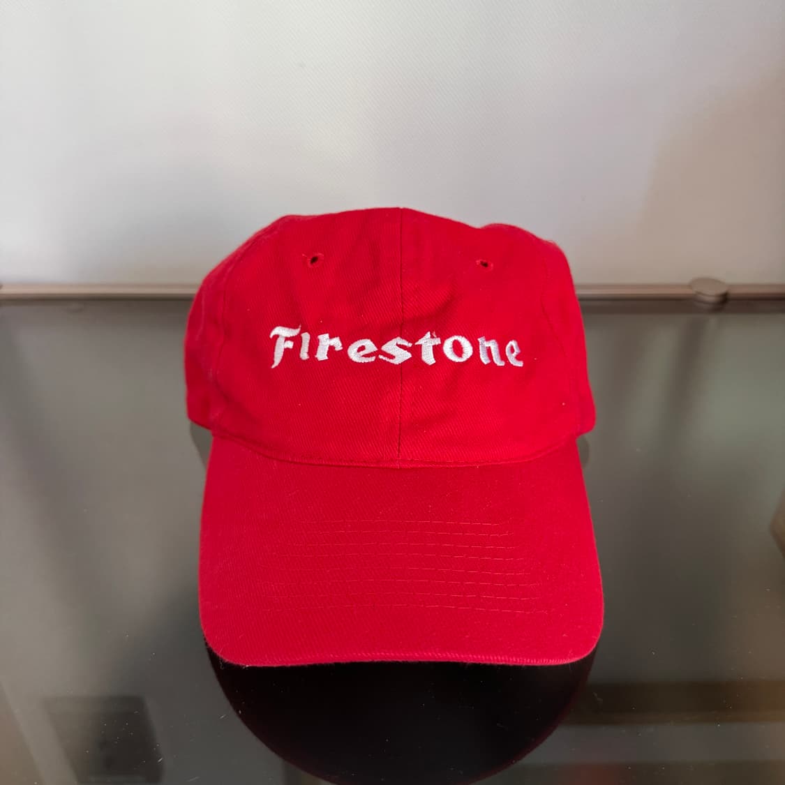 USA firestone 레드 빈티지 모자 볼캡 vintage cap  상품이미지2