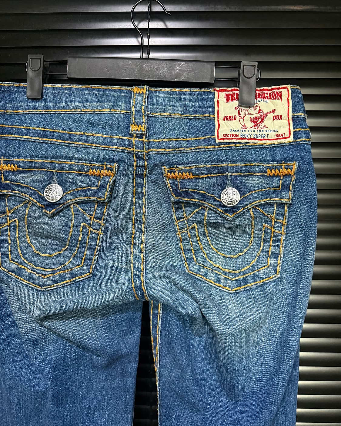 트루릴리젼 베키 슈퍼 티 워싱 데님 부츠컷 나팔 바지 팬츠 플레어진 27 상품이미지1