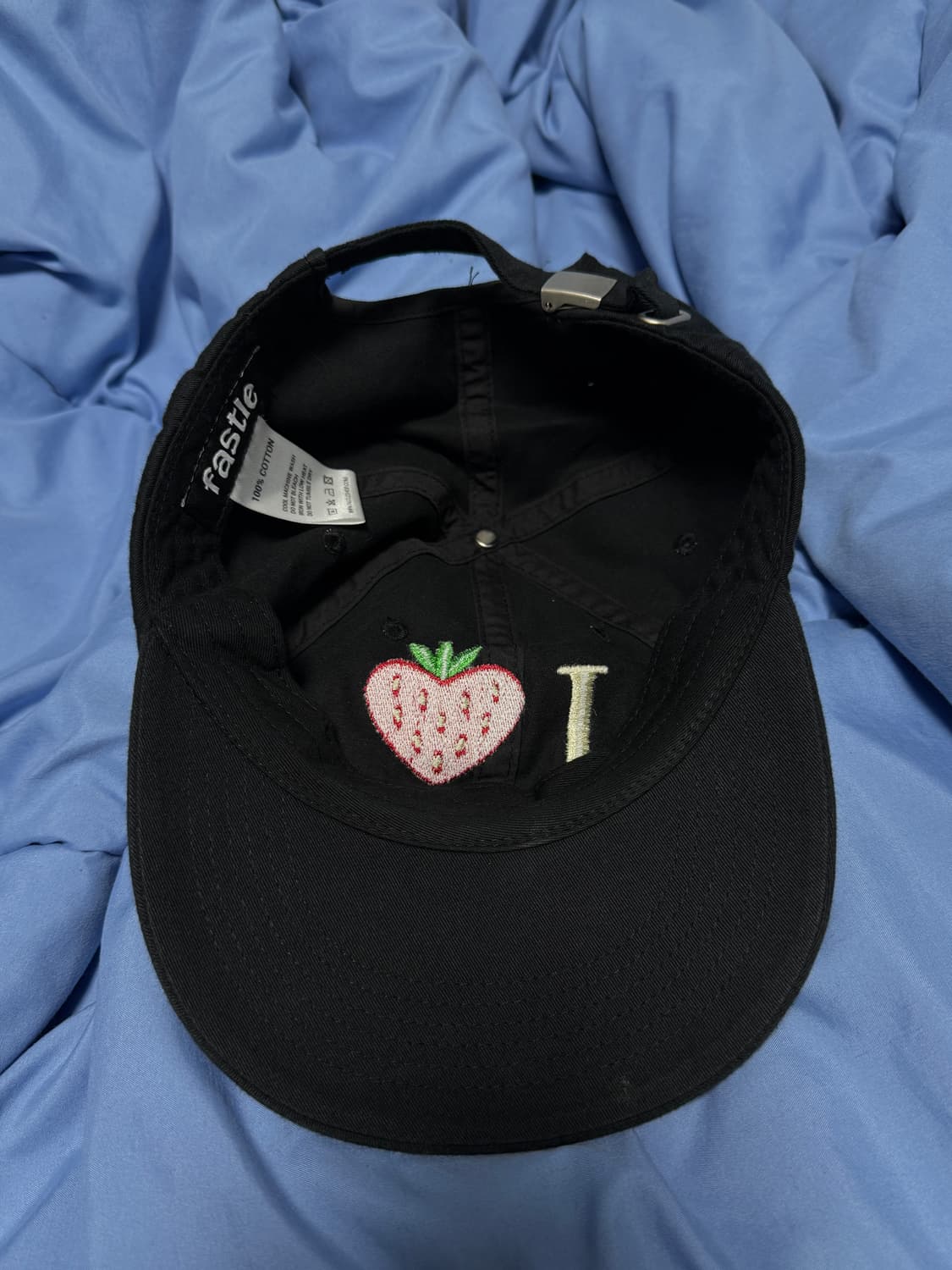 패슬 Strawberry Washed Cap Black 상품이미지5