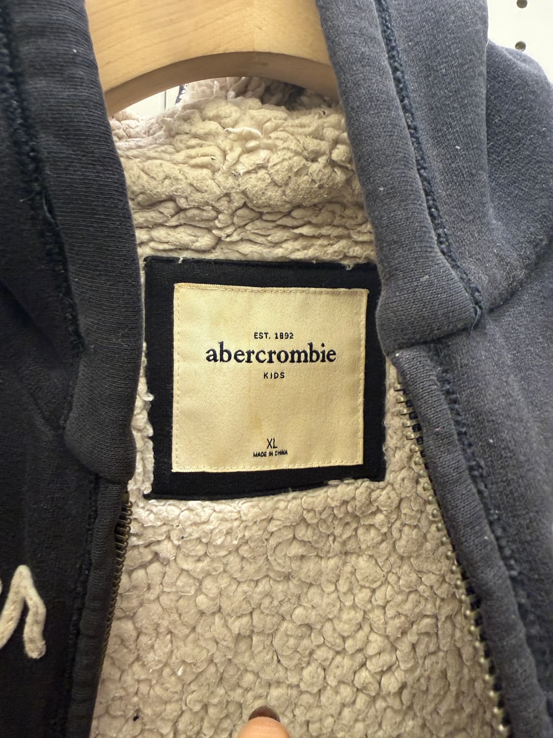 아베크롬비 로고 레터링 후드집업 U1189 상품이미지5