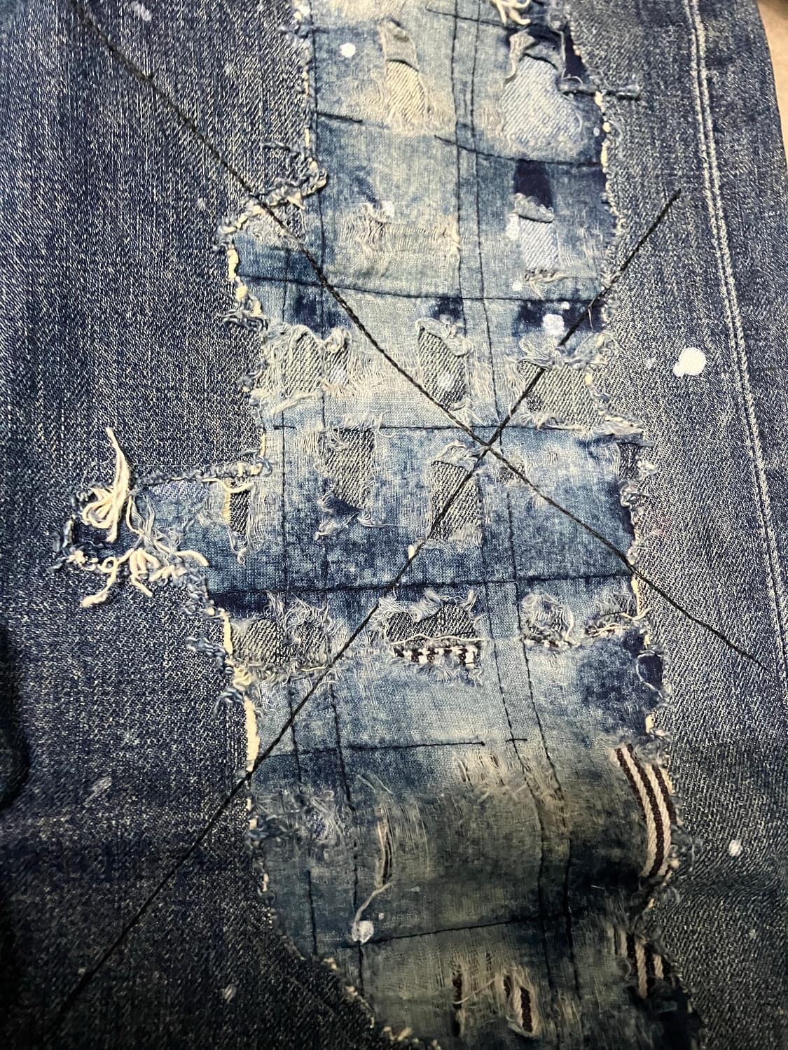 90s 빈티지 리바이스 빅E 셀비지 리메이크 데님팬츠 상품이미지3