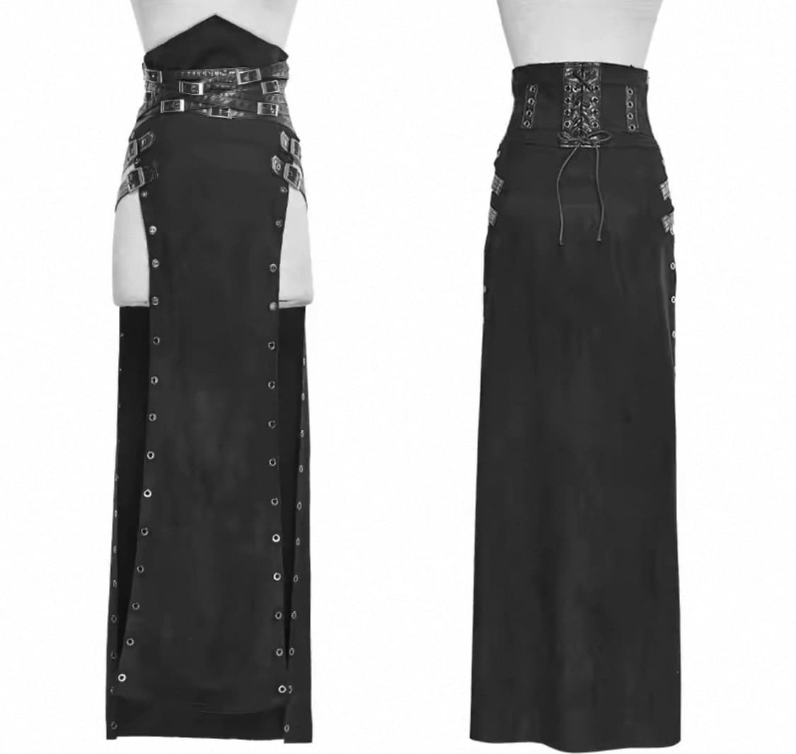 Punkrave 펑크레이브 split skirt 상품이미지4