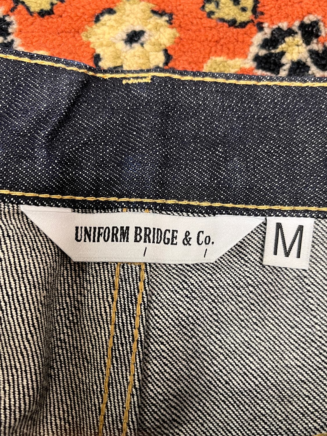 [M] 유니폼브릿지 셀비지 데님팬츠 상품이미지3