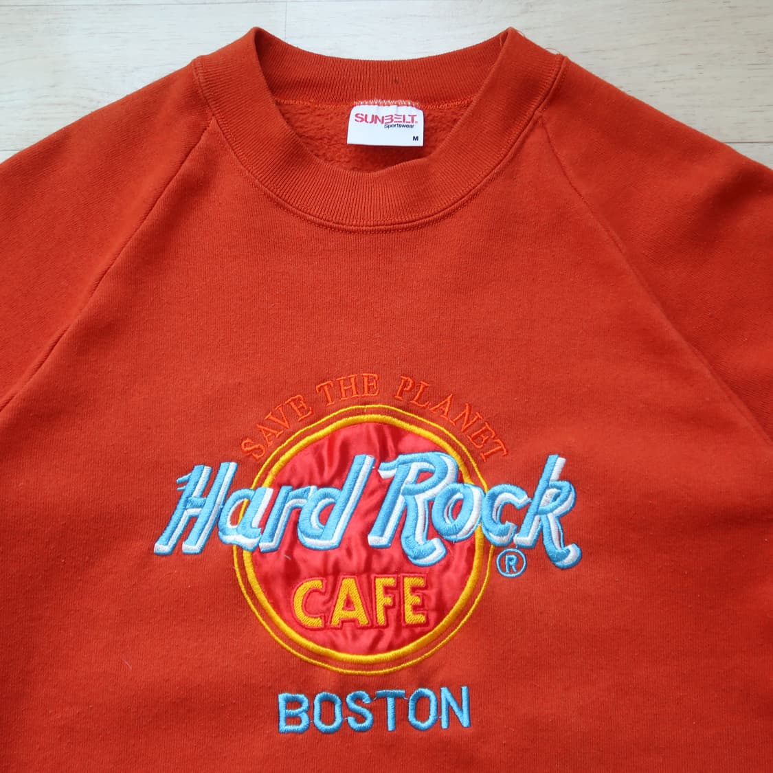 [Made in U.S.A] 빈티지 하드락 카페 보스턴 스웻셔츠 상품이미지3