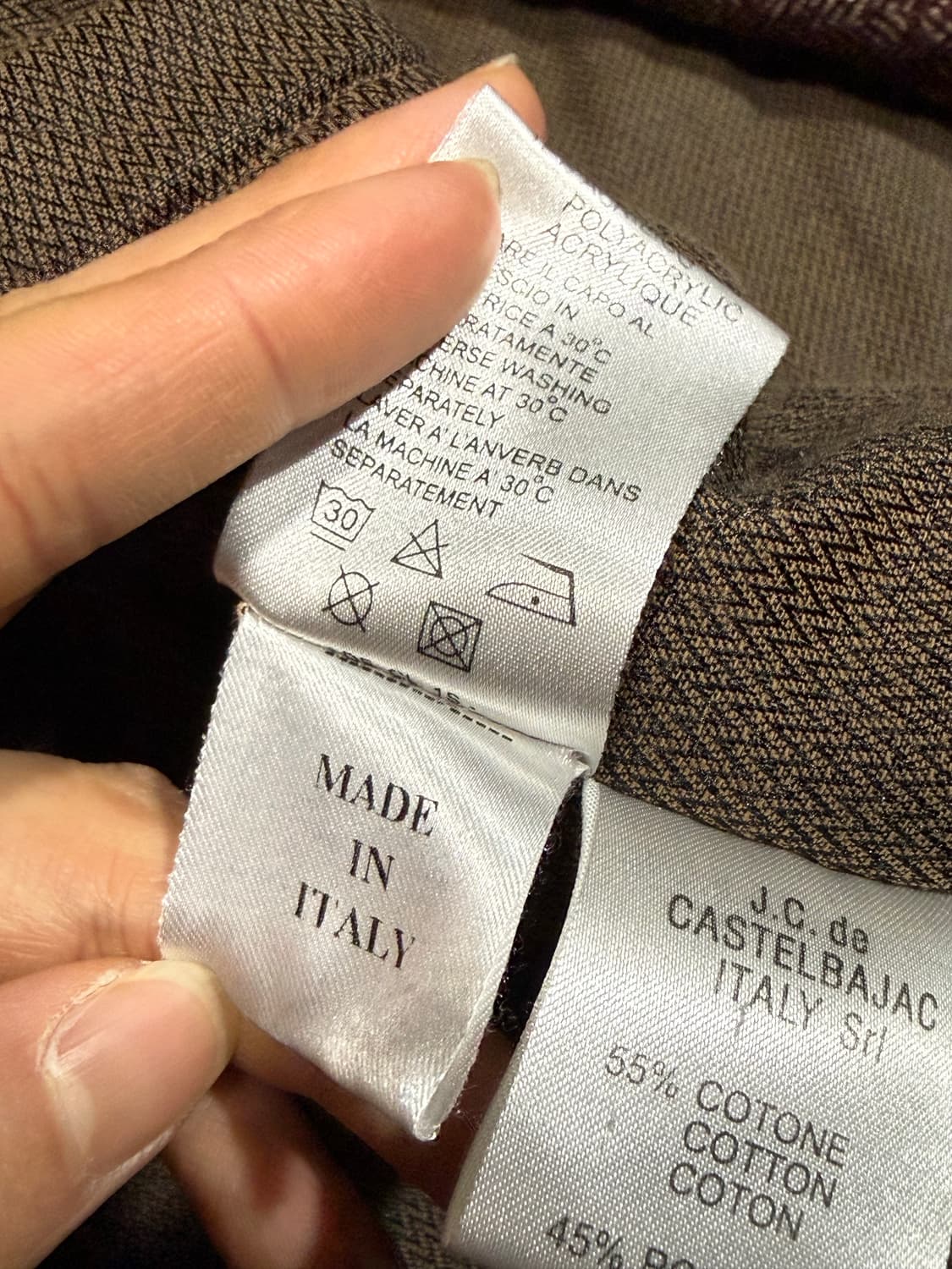 Castelbajac 까스텔바작 헤링본 디테일 워크자켓 상품이미지9