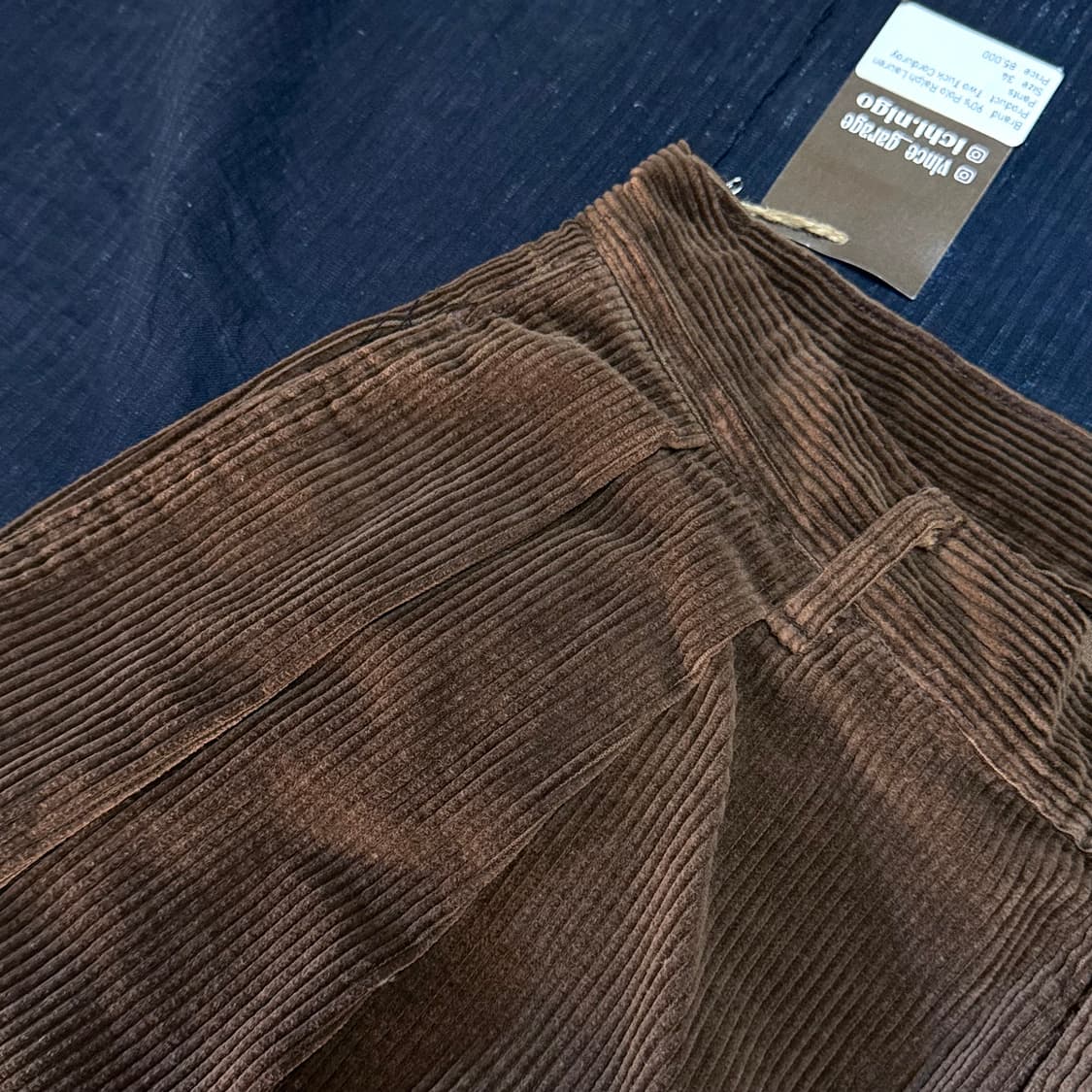 90‘s 폴로 랄프로렌 투턱 코듀로이 팬츠 34 상품이미지2