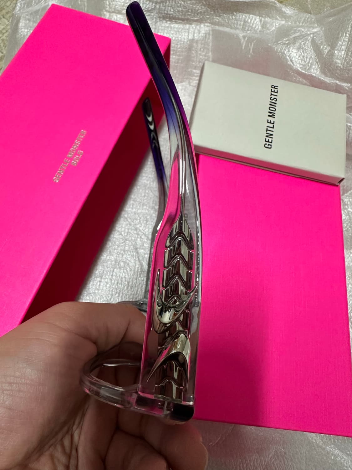 정품 젠틀몬스터 2023 볼드컬렉션 클리어 안경 상품이미지8