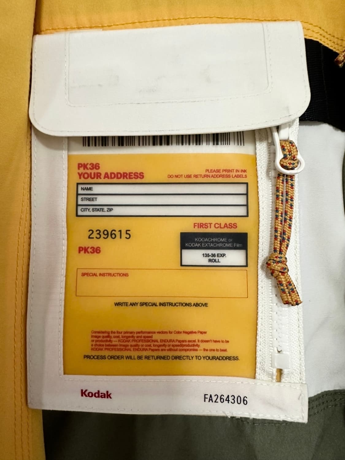 Kodak 코닥 바람막이 자켓 상품이미지4