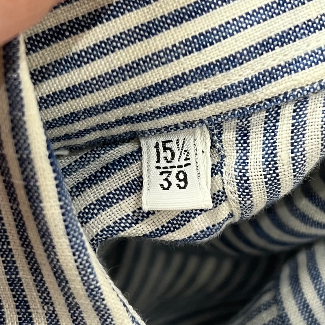 로로피아나 스트라이프 린넨셔츠+명품감정서 s10671 상품이미지8