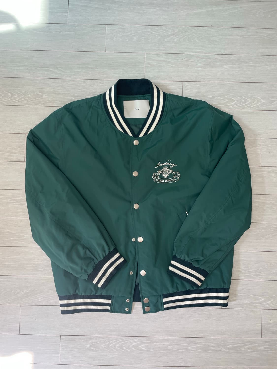 던스트 UNISEX VARSITY JACKET GREEN_UDJU3A11 상품이미지1