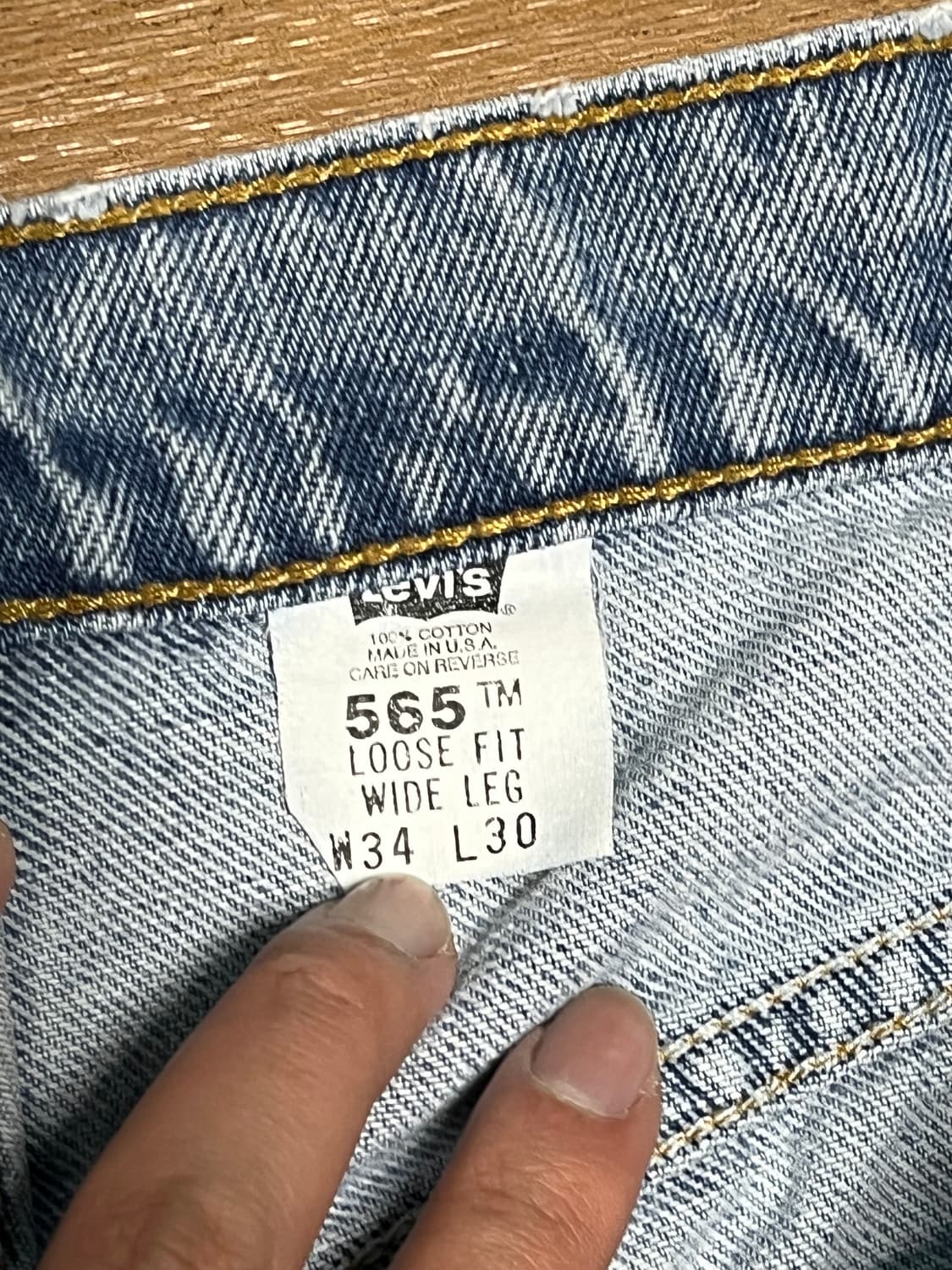 90s 빈티지 리바이스 565 상품이미지3