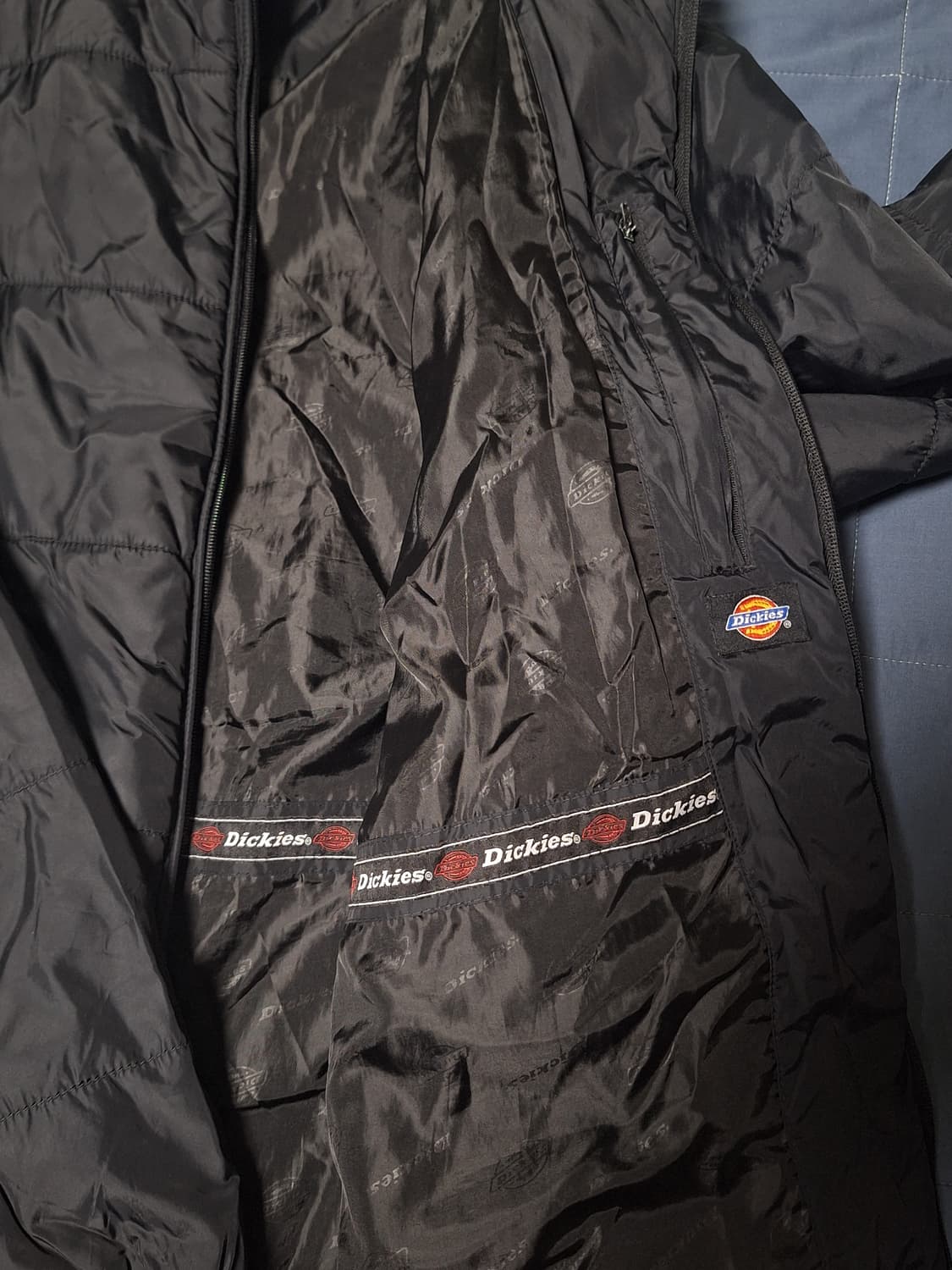 디키즈 USA 올드스쿨 경량패딩 블랙 퀼팅 자켓 상품이미지5