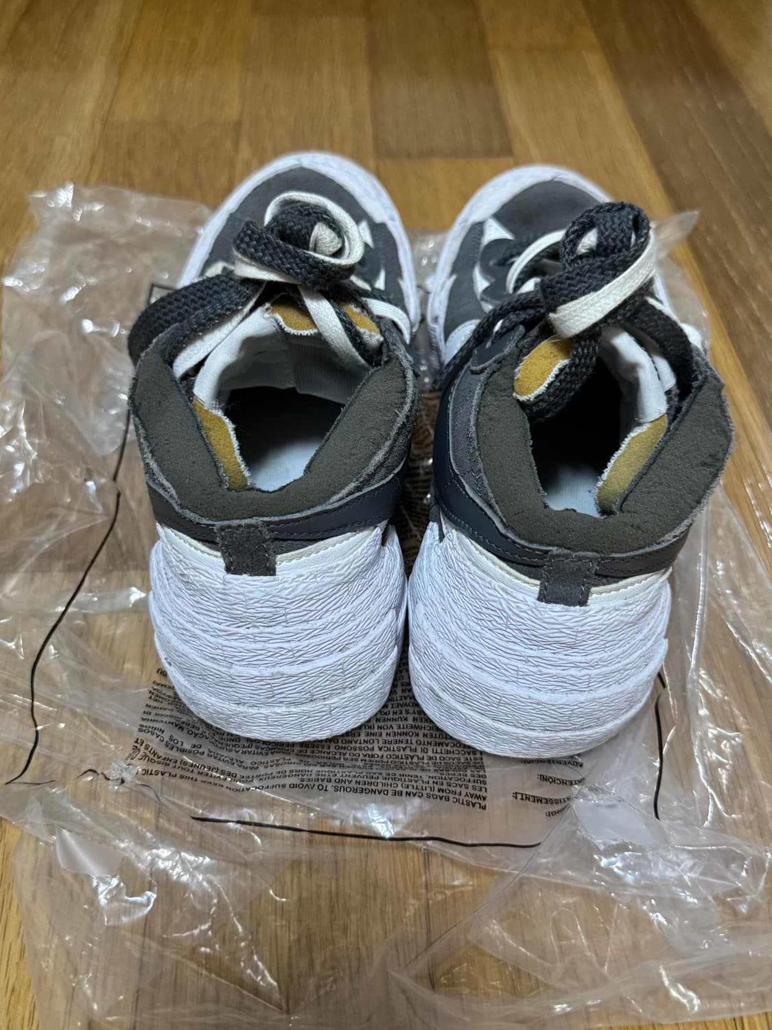 (급처) 나이키 사카이 블레이저 로우 아이언그레이240 상품이미지4