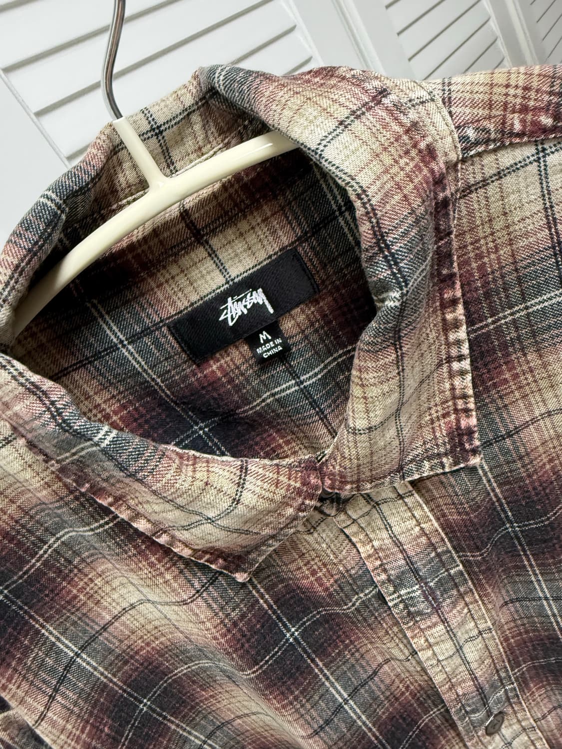 스투시 체크 셔츠 상품이미지3